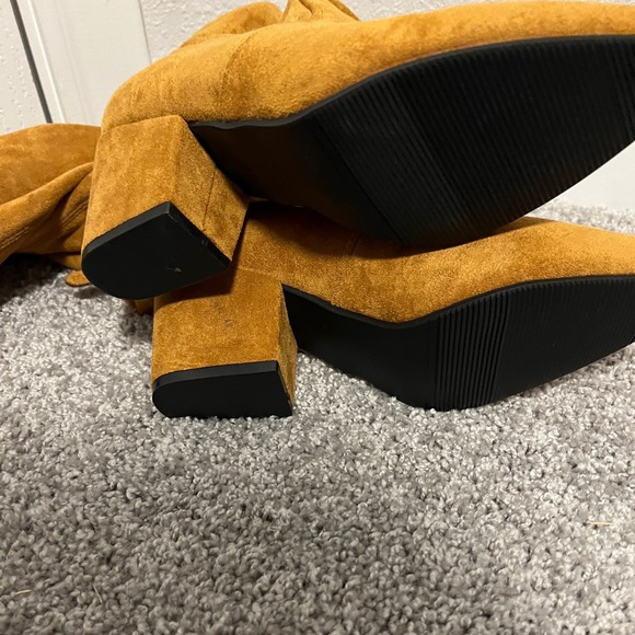 Long Suede Over the Knee Boots - Picture 5 of 5